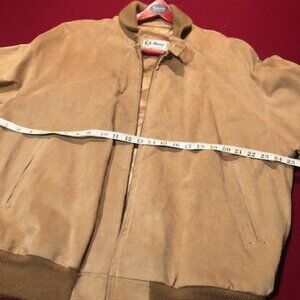 LL Bean suede leather jacket
